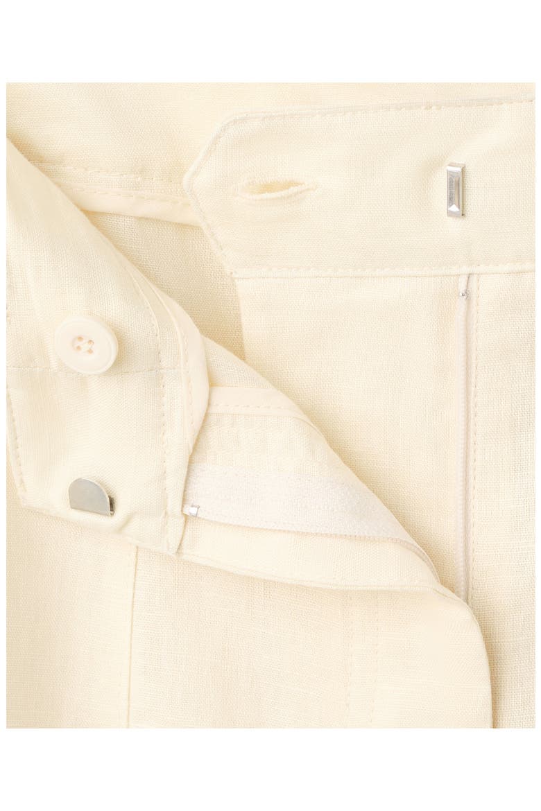 Linen & Cotton Balloon Pants, Alternate, color, ECRU