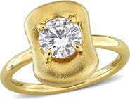 DELMAR Created Moissanite Solitaire Ring