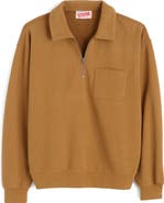 Madewell The McCarren Midweight Quarter Zip Sweatshirt
