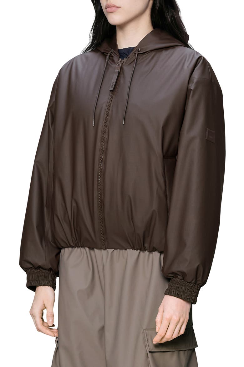 Lohja Insulated Bomber Rain Jacket, Alternate, color, BARK