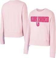 CONCEPTS SPORT Women's Concepts Sport Pink Vegas Golden Knights Tonal Pullover Sweatshirt