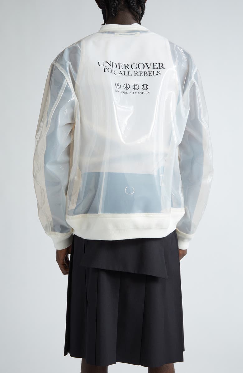 Undercover Transparent Bomber Jacket, Alternate, color, 