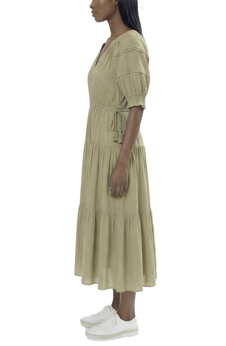 AREA STARS Side Tie Dress, Alternate, color, Green