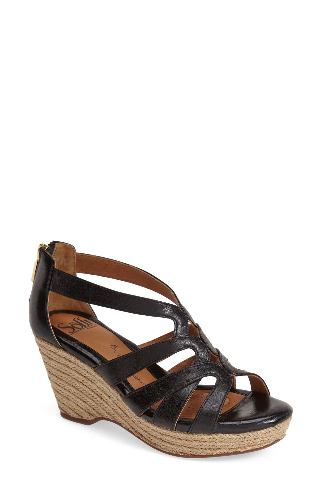 Söfft 'Mariana' Espadrille Wedge Sandal, Main, color, 