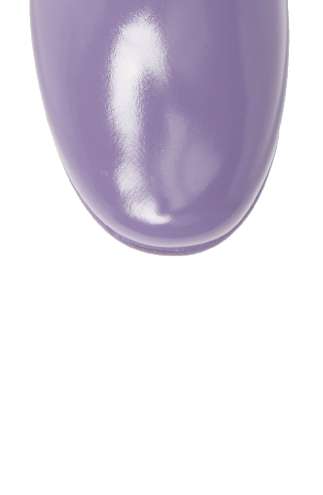 Refined Short Gloss Rain Boot, Alternate, color, PARMA VIOLET