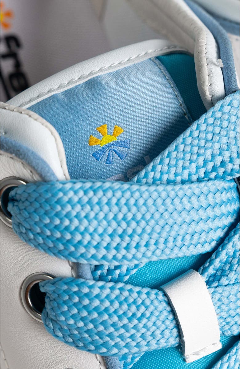 Freshy Steezy Lites Women's Sneaker, Alternate, color, White/Light Blue