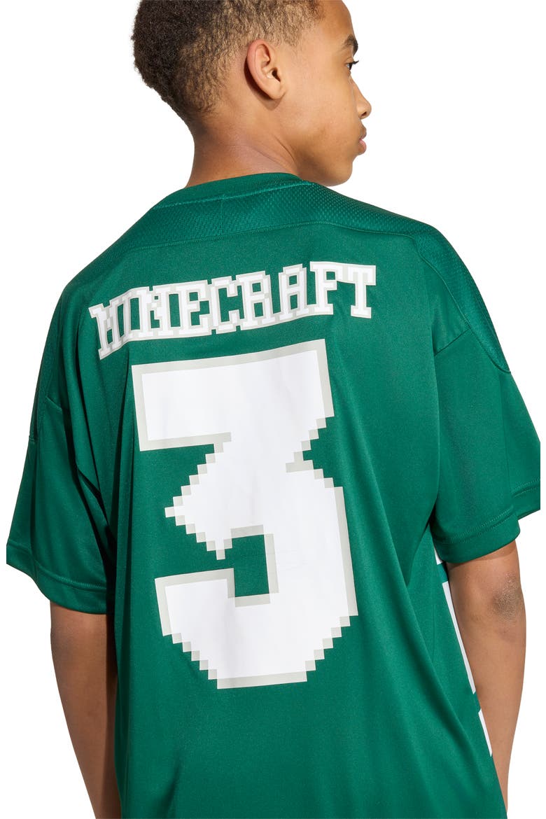x Minecraft Kids' Graphic Print T-Shirt, Alternate, color, COLLEGIATE GREEN