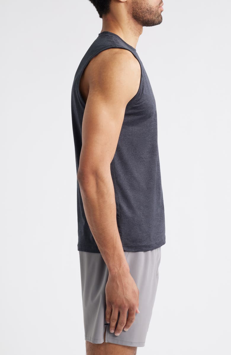 Zella Dynamic Tank, Alternate, color, Grey Dark Charcoal Heather