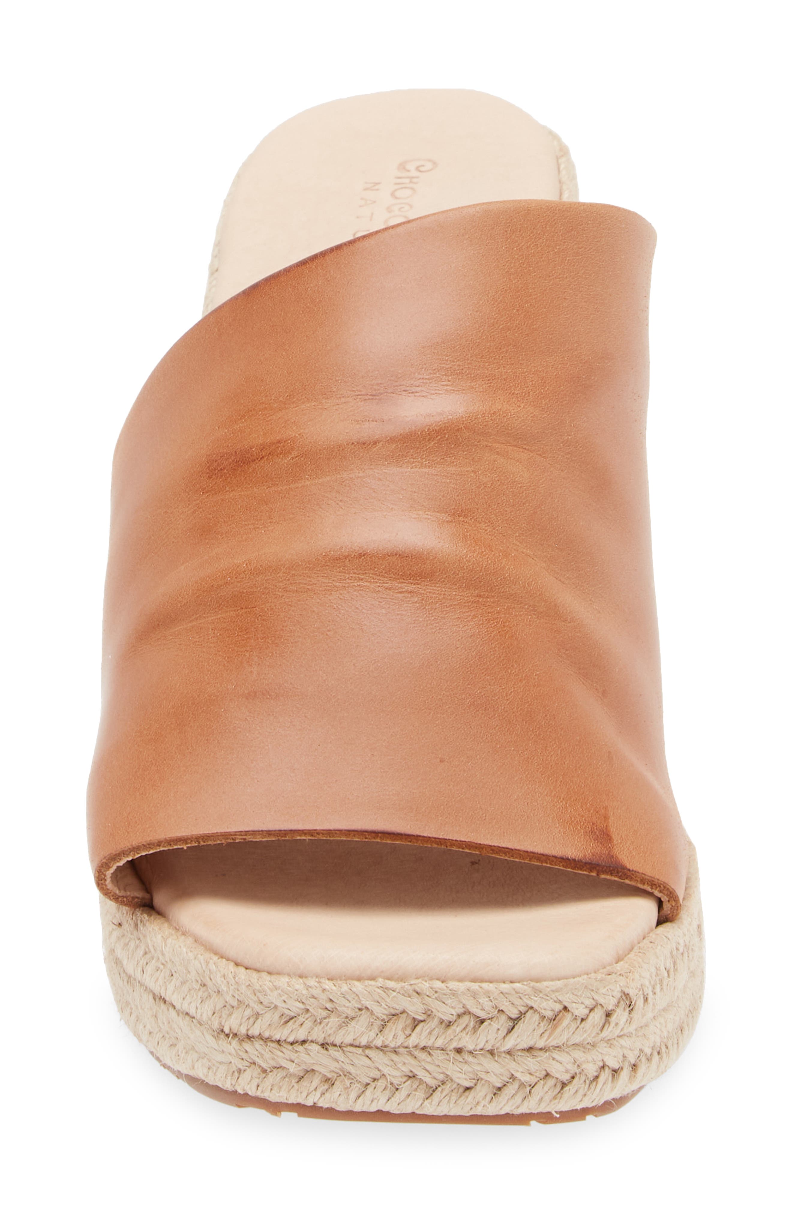 Chocolat Blu Ian Espadrille Platform Wedge Slide Sandal, Alternate, color, 