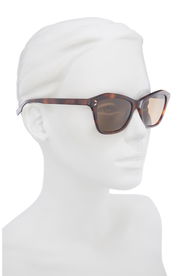 52mm Cat Eye Sunglasses, Alternate, color, HAVANA HAVANA BROWN
