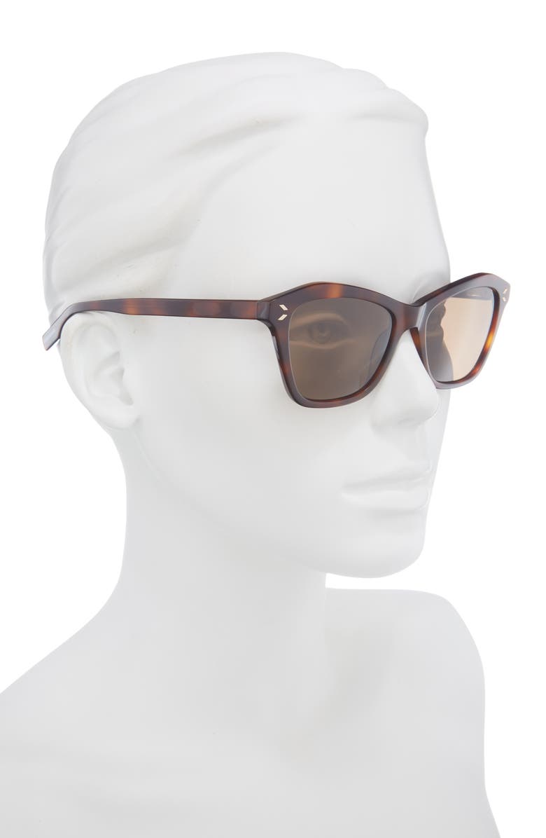MCQ 52mm Cat Eye Sunglasses, Alternate, color, Havana Havana Brown