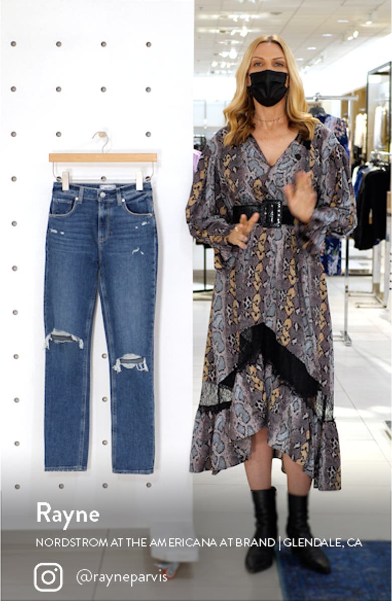 Sarah Ripped High Waist Slim Jeans, sales video thumbnail