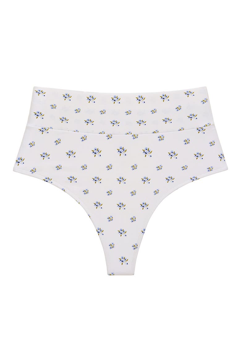 Added Coverage High Waist Bikini Bottoms, Alternate, color, HEIDI FLORAL