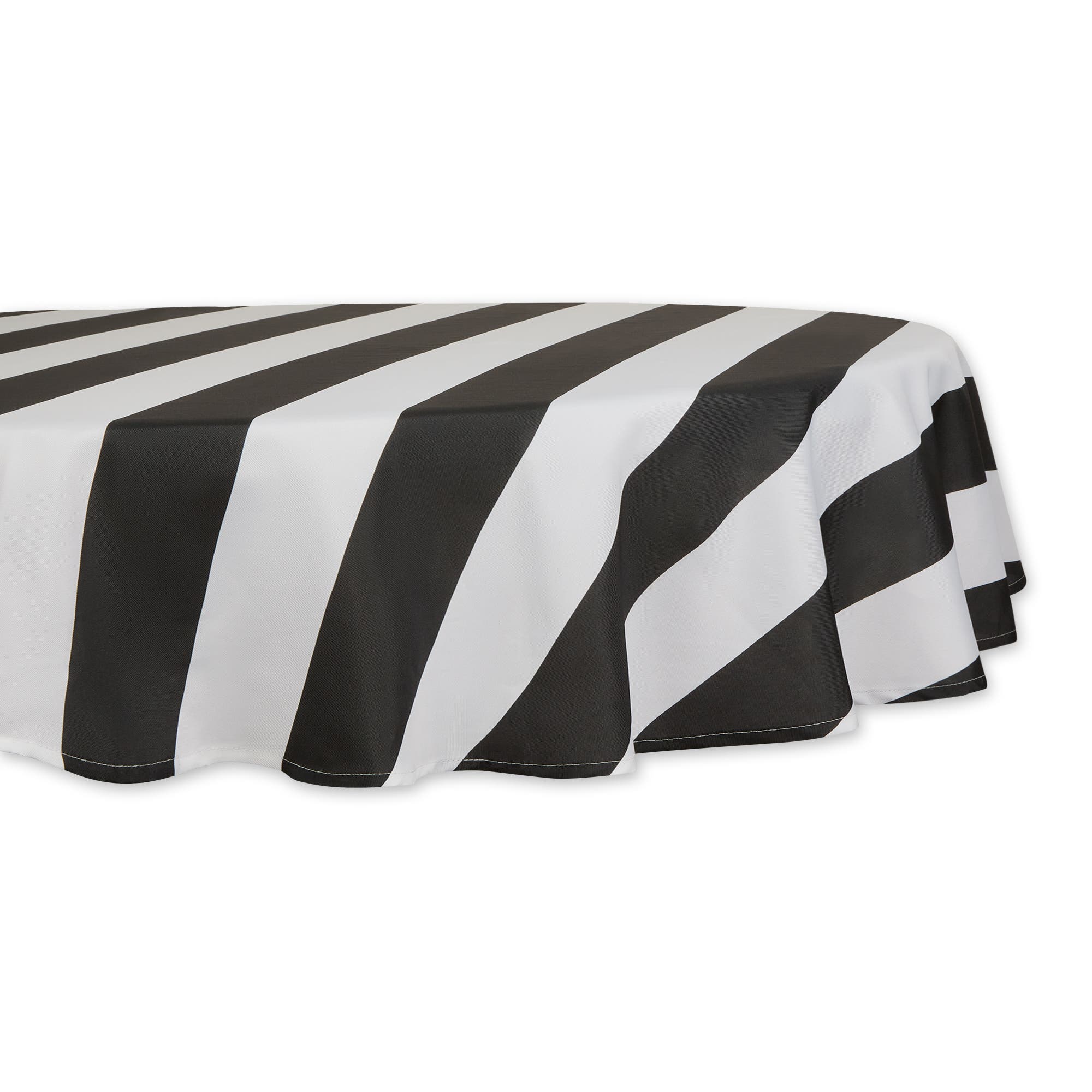 Dii Outdoor Printed Tablecloth 60 Round In Black