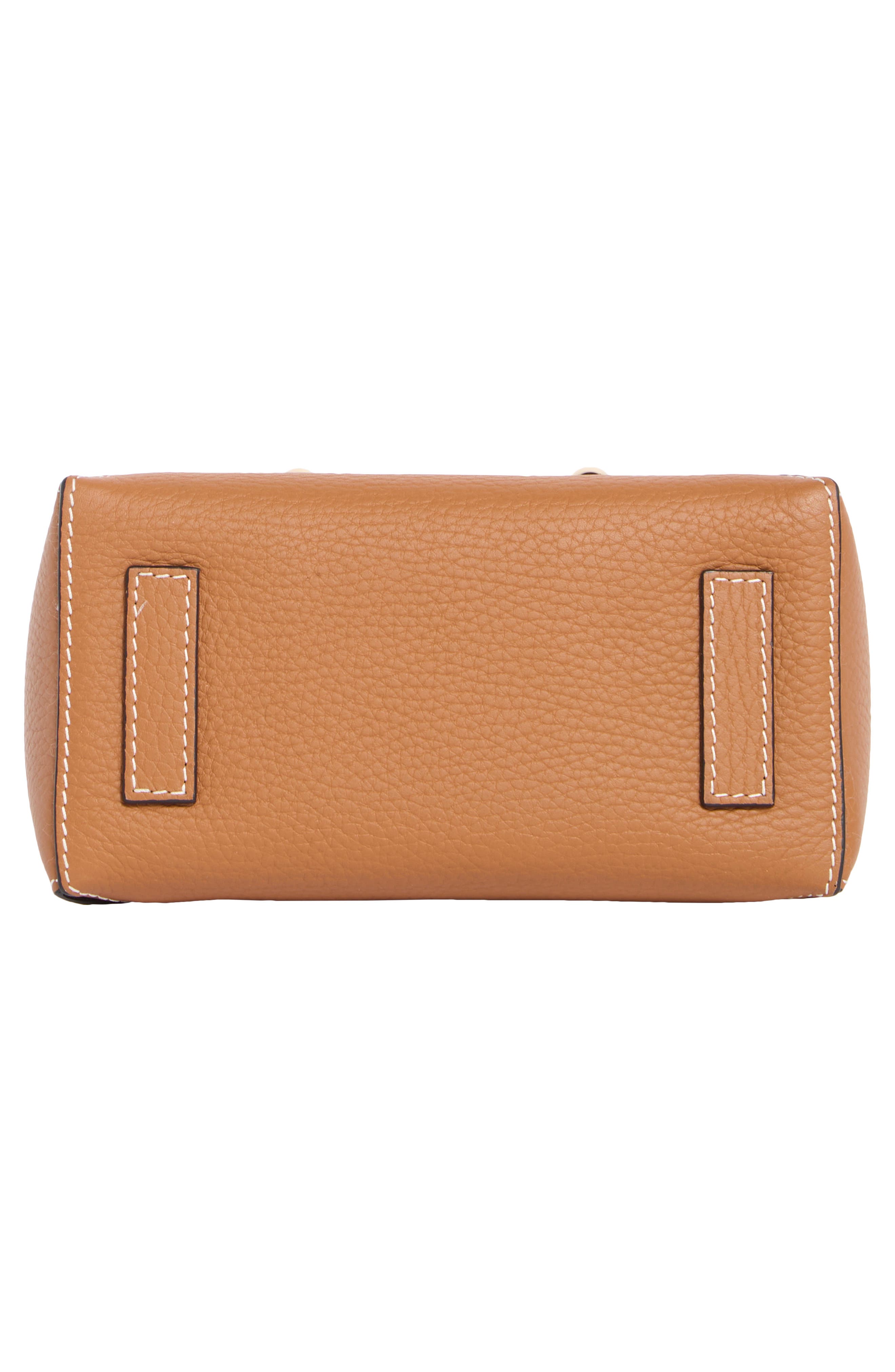 Strathberry Nano Mosaic Grained Leather Top Handle Bag, Alternate, color, 