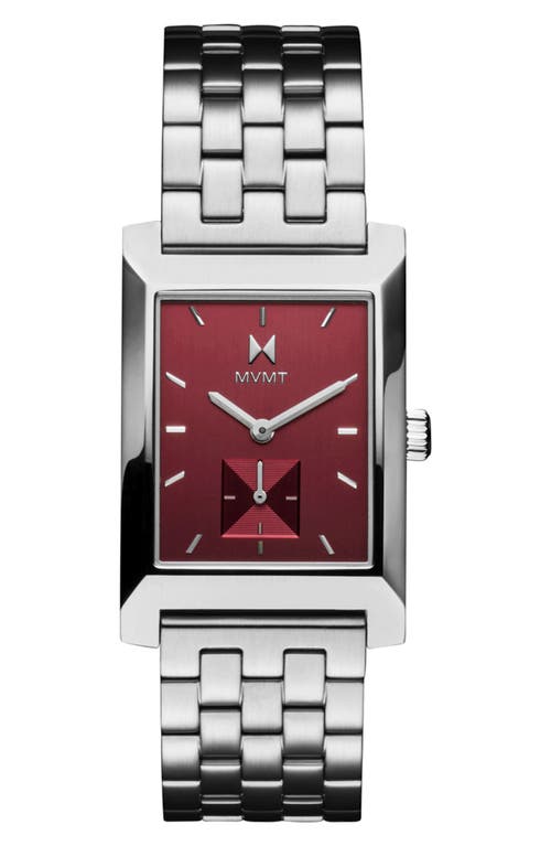MVMT Newporter Bracelet Watch, 27.5mm in Red  product