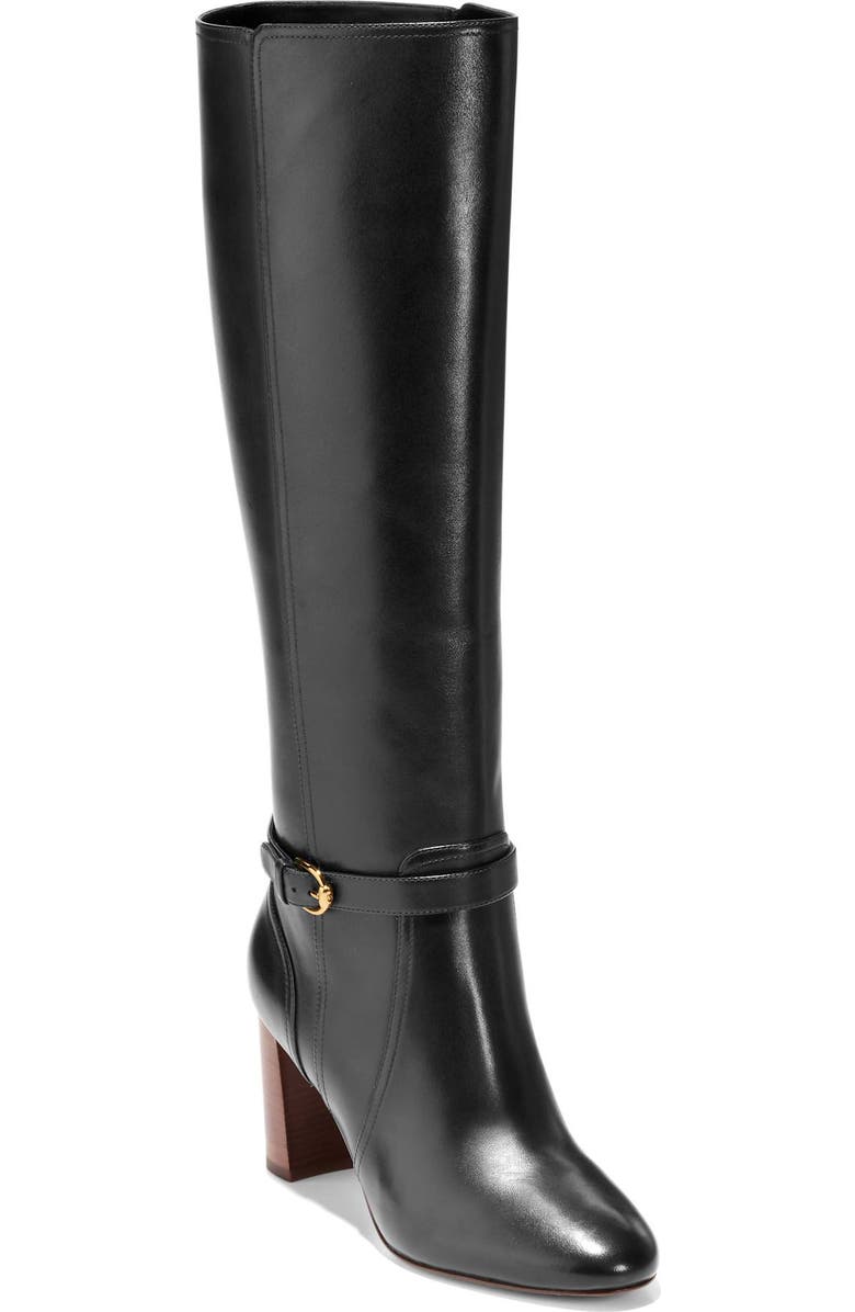 Cole Haan Glendale Buckle Knee High Boot, Main, color,