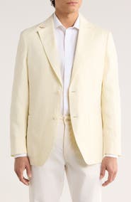 Nordstrom Henrik Trim Fit Solid Italian Linen Suit Separate Jacket