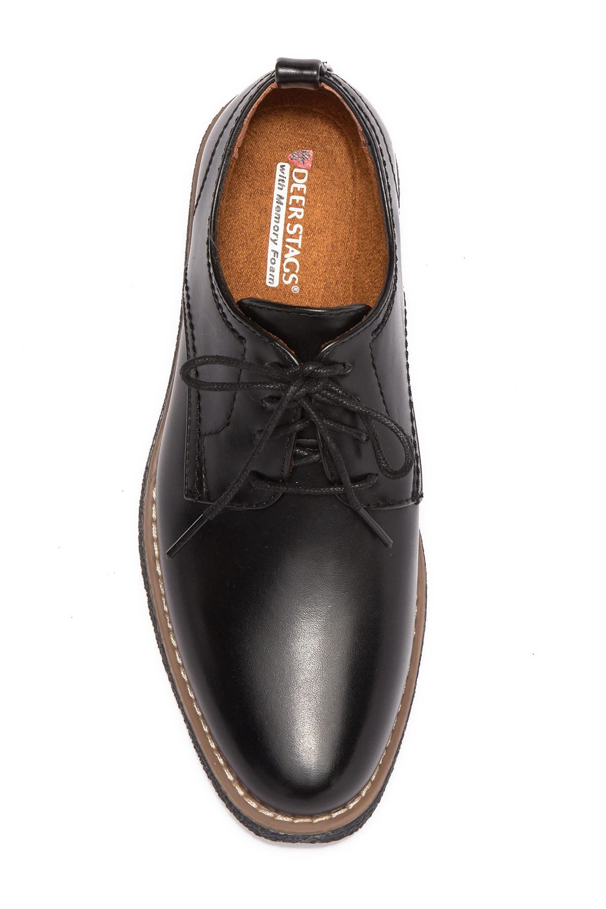 Deer Stags Zander Dress Derby, Alternate, color, Blackblac