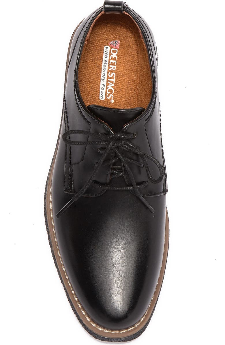 Deer Stags Zander Dress Derby, Alternate, color, Blackblac