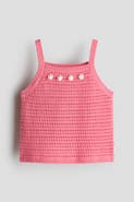 H&M Embellished Knitted Top