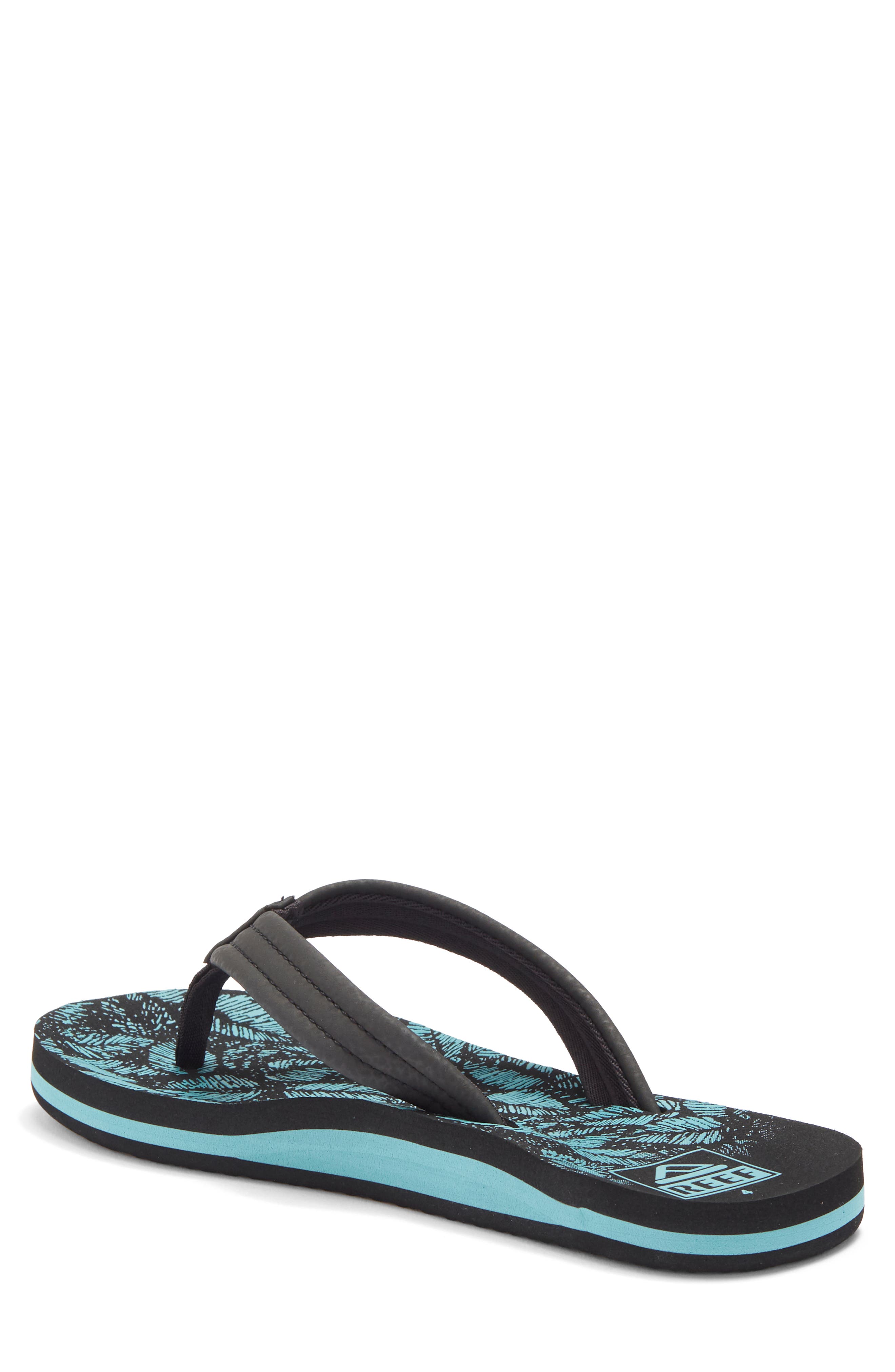 Reef Kids' Ahi Flip Flop, Alternate, color, Aquifer Palm