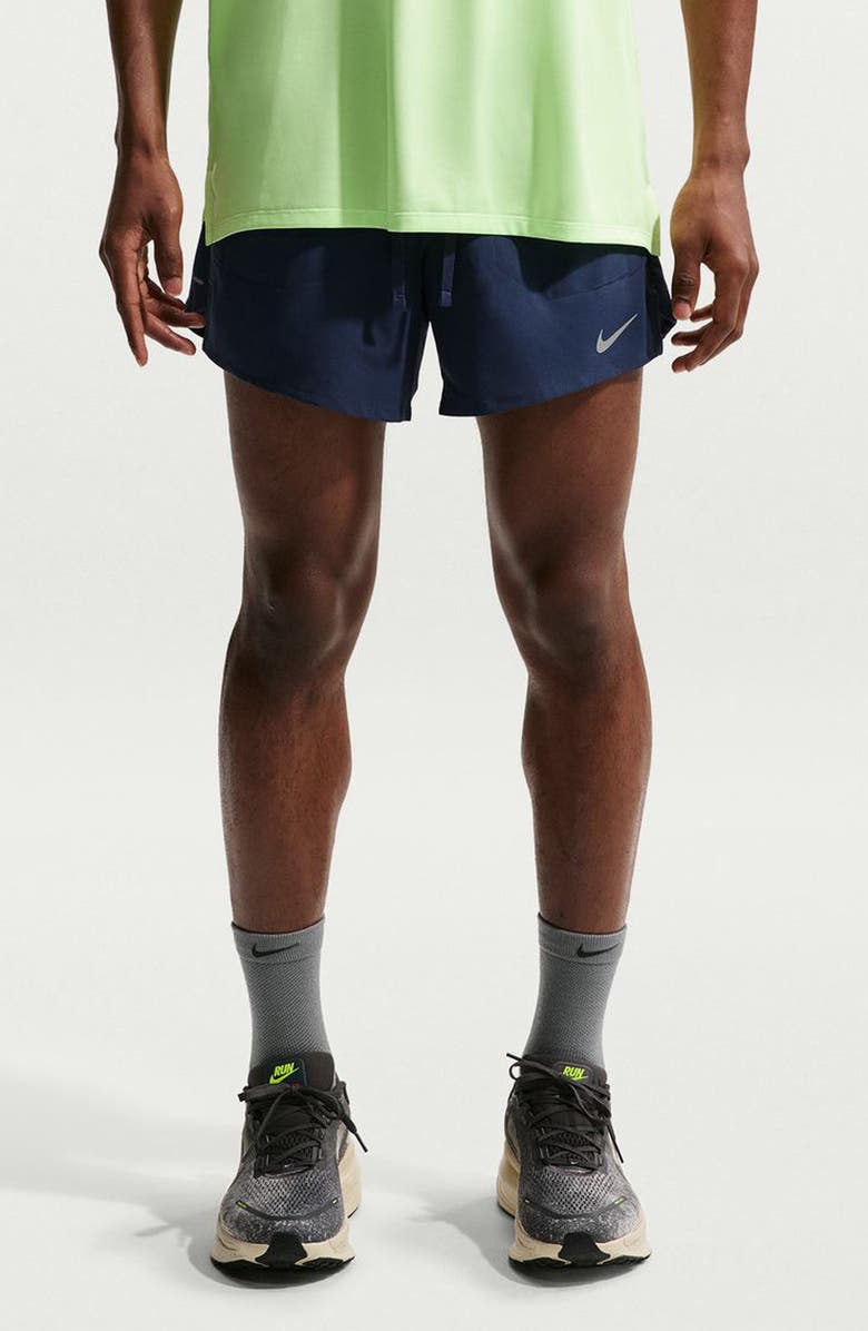 Nike Dri-FIT 5-Inch 2-in-1 Running Shorts, Main, color, Midnight Navy