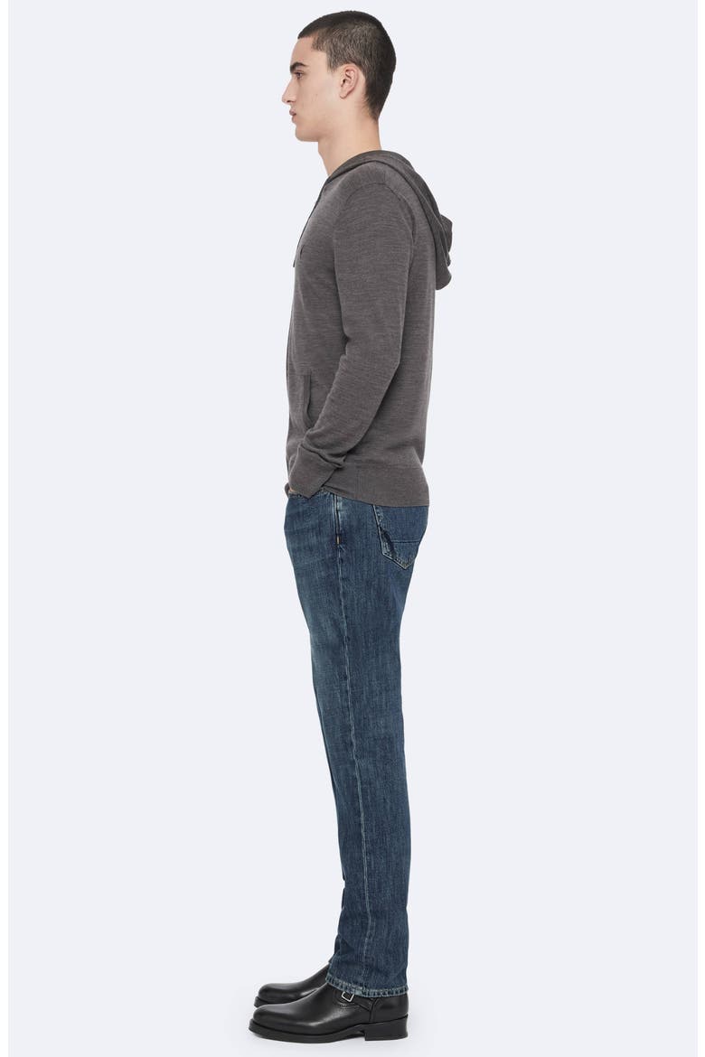 Slim Straight Leg Jeans, Alternate, color, DARK INDIGO