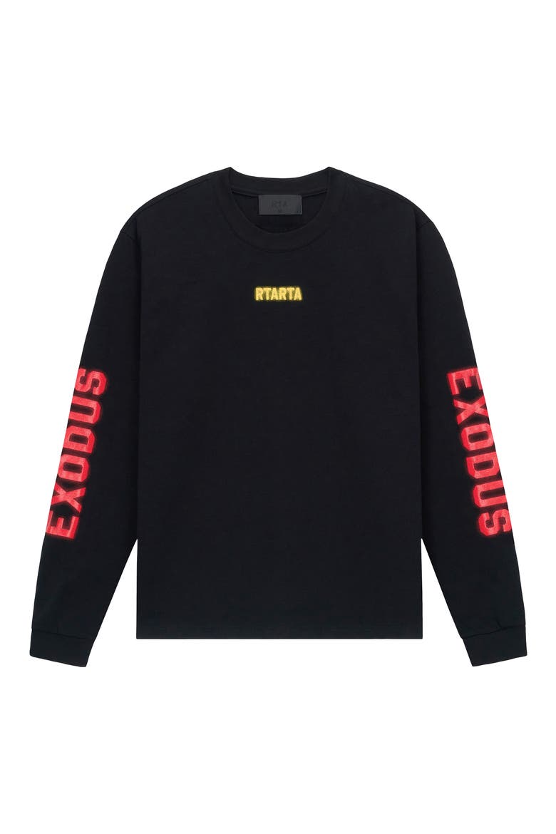 Lawrence Exodus Long Sleeve Graphic T-Shirt, Main, color, BLACK EXODUS