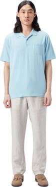 GOBI Mongolian Cashmere Men's Cotton Silk Cashmere Blend Polo Shirt