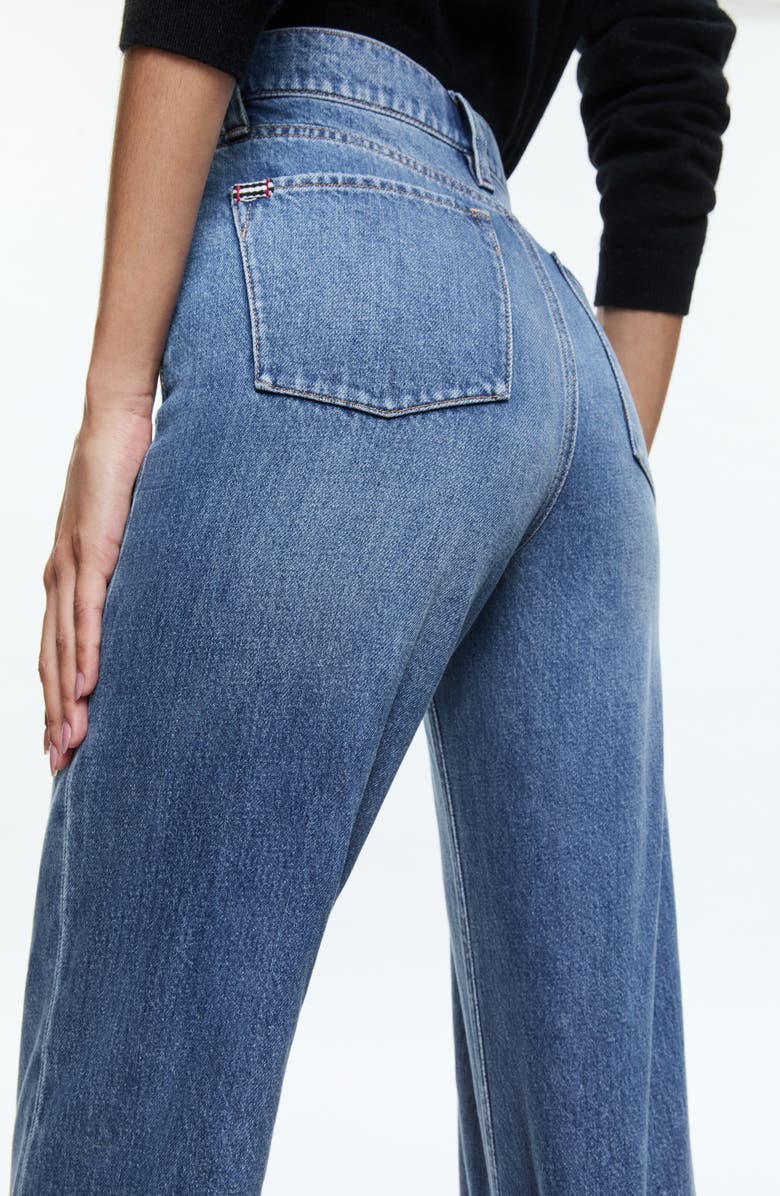 Alice + Olivia Weezy High Waist Wide Leg Jeans (Avery Blue)Weezy Wide Leg Jeans, Alternate, color, Avery Blue