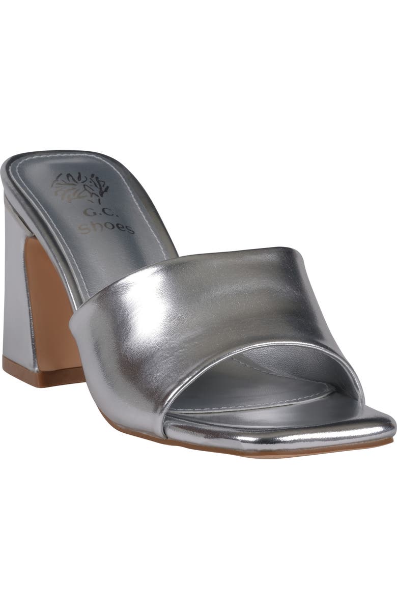 GC SHOES Soho Slide Sandal, Main, color, Silver