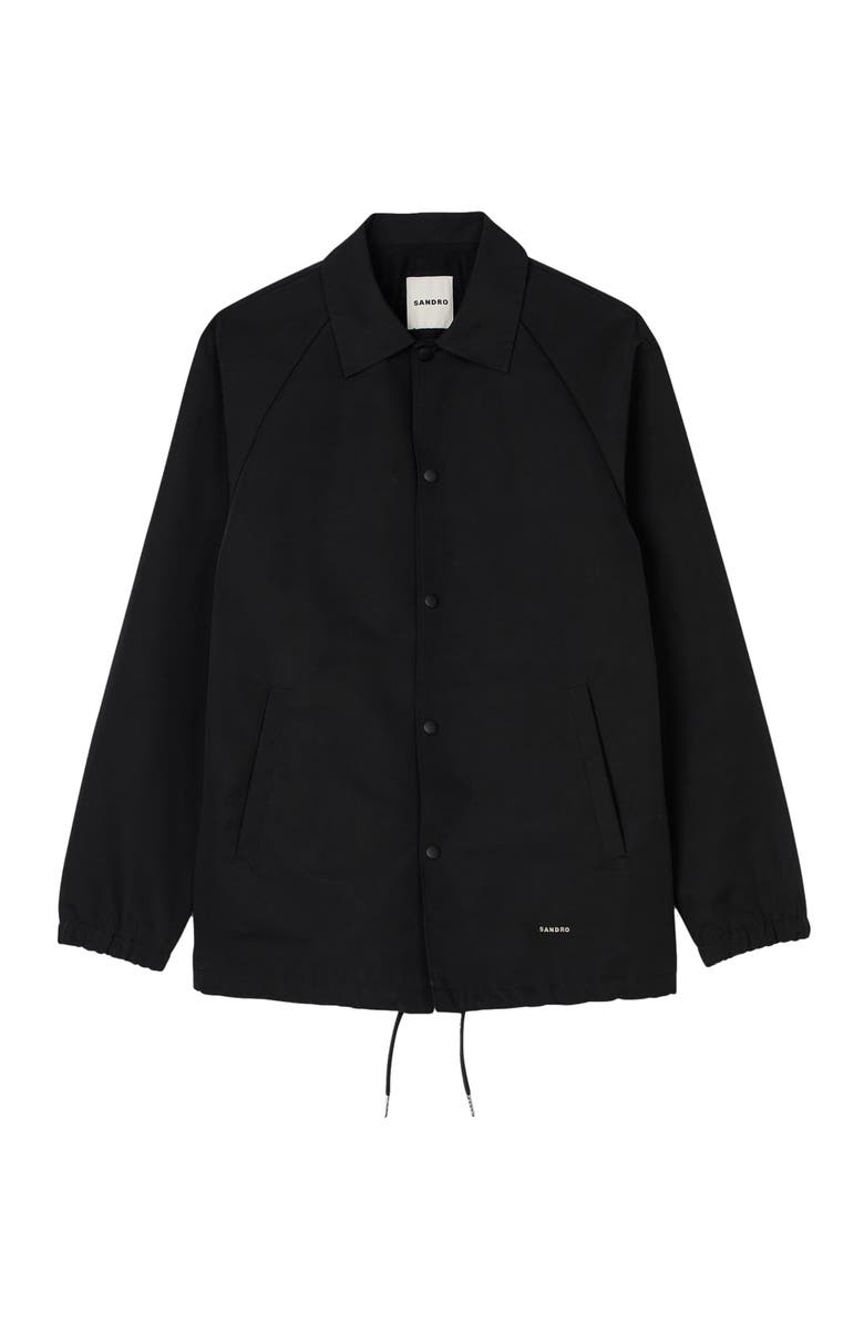 SANDRO Technical fabric jacket, Alternate, color, 