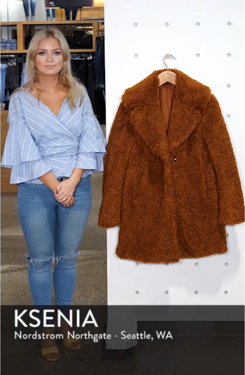 Faux Shearling Coat, sales video thumbnail