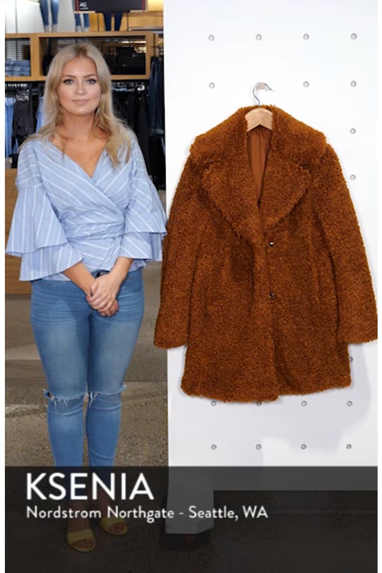 Faux Shearling Coat video