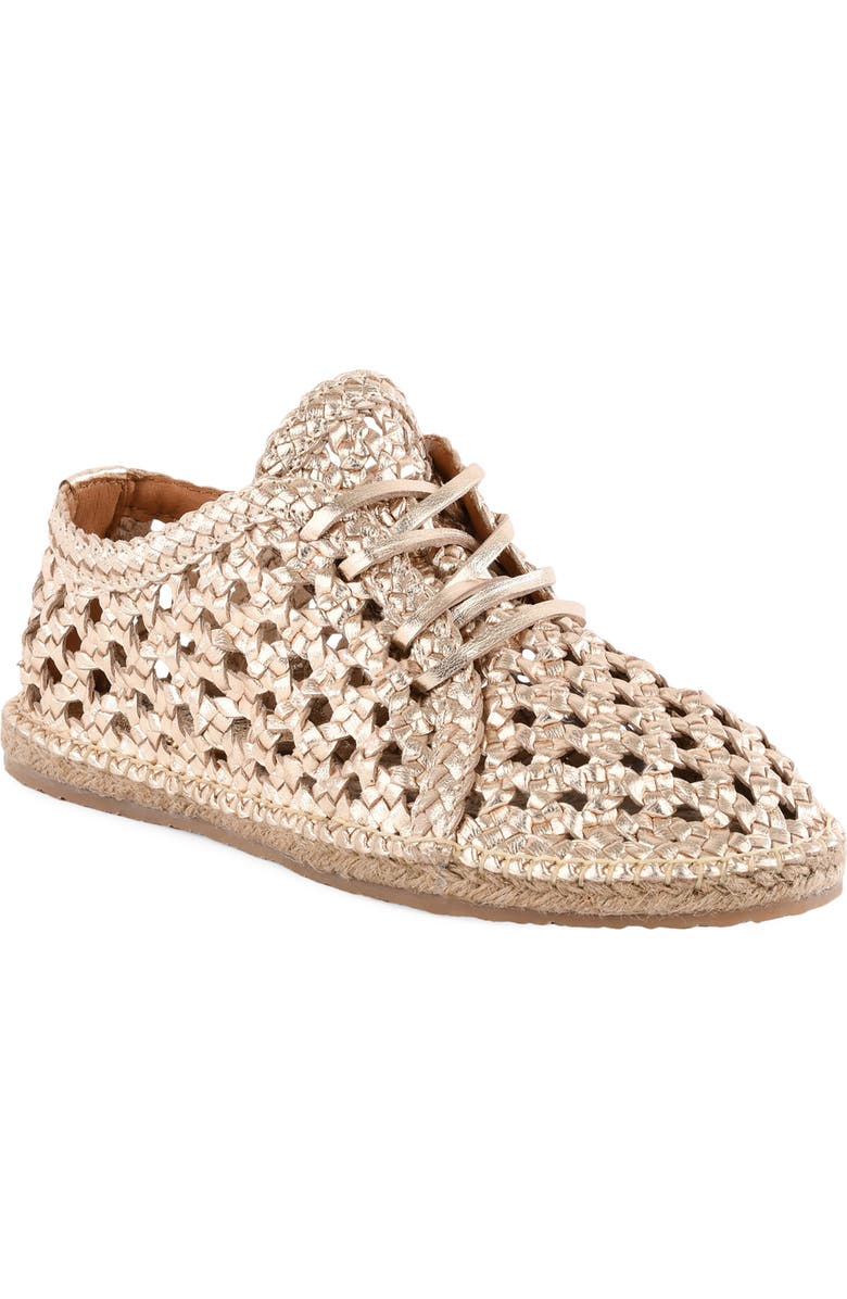 Seychelles Gemini Woven Espadrille, Main, color, Gold