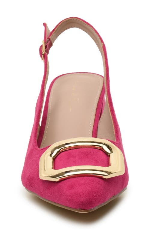 NICOLE MILLER NICOLE MILLER BLOCK HEEL SLINGBACK PUMP