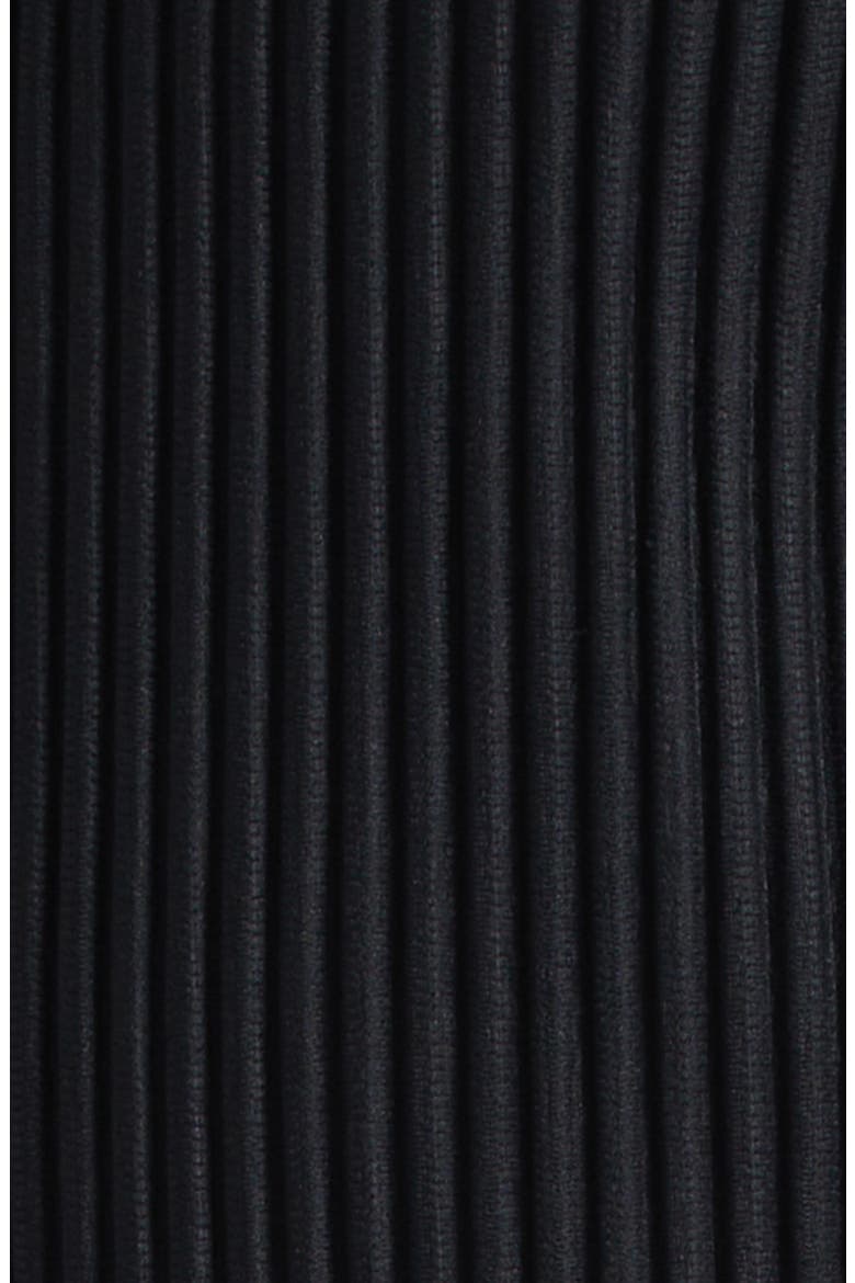 Quarry Pleated Straight Leg Pants, Alternate, color, BLACK