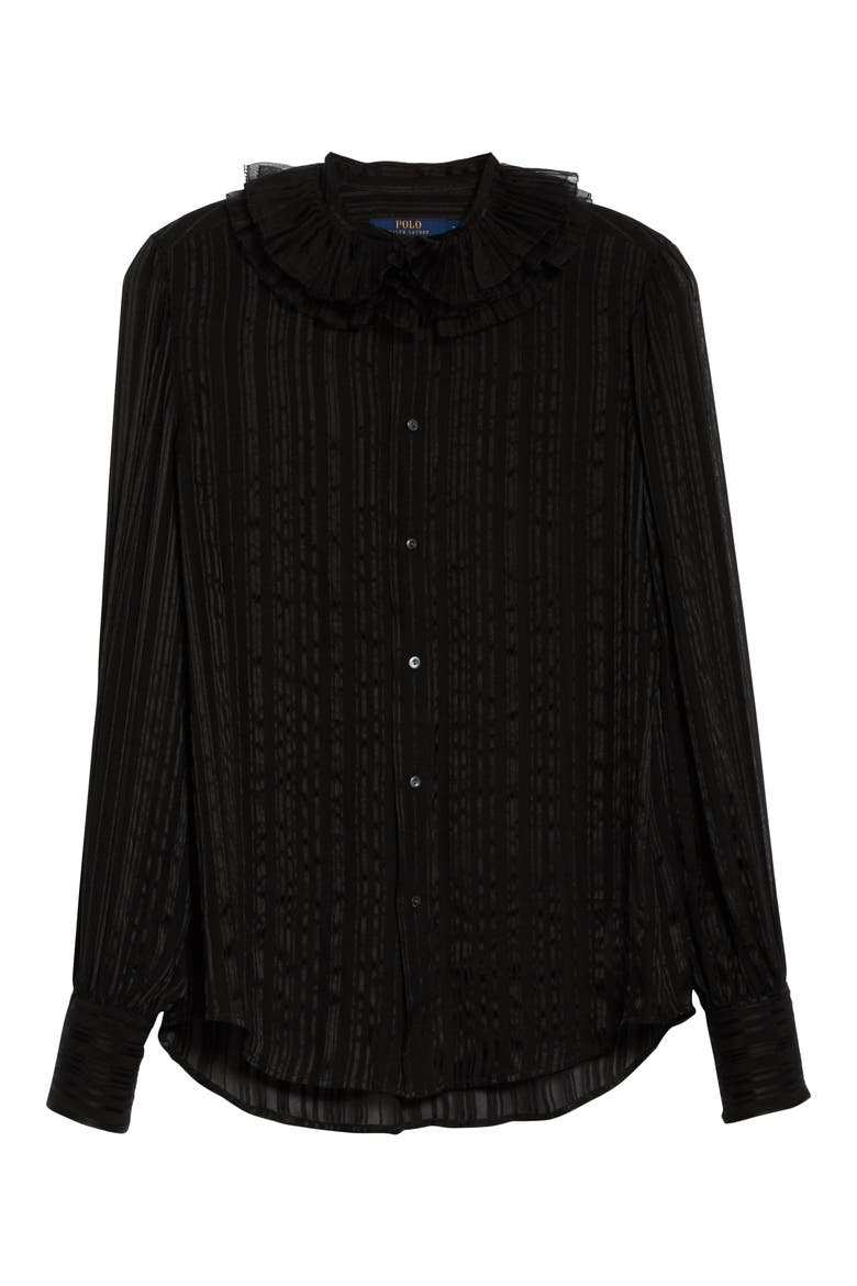 Balloon Sleeve Shirt, Alternate, color, WHITE