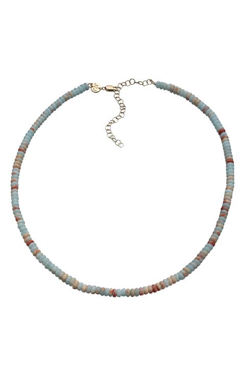 Zia Jasper Bead Necklace
