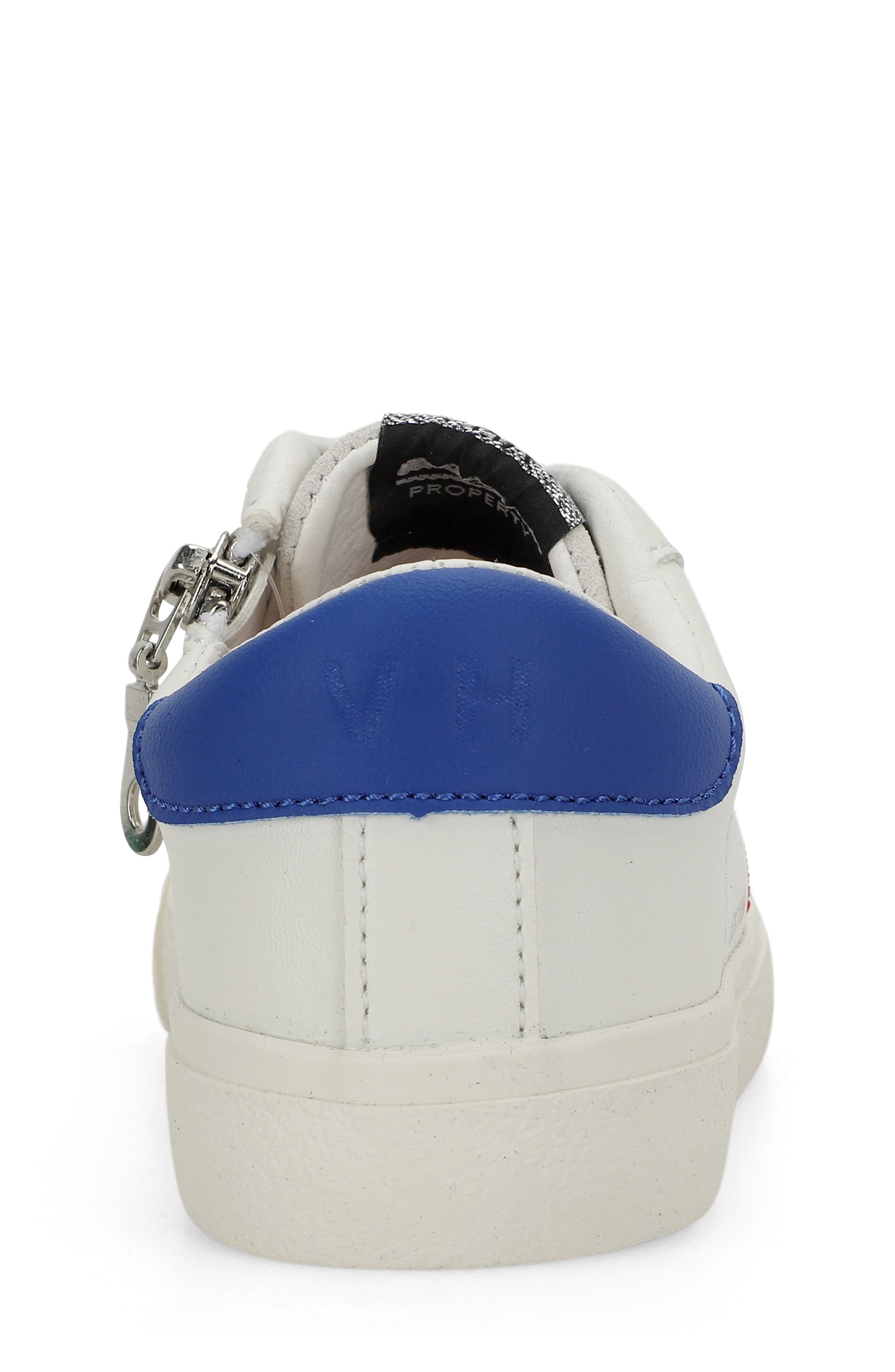 Kids' Vita Sneaker, Alternate, color, WHITE/ GREY/ COBALT