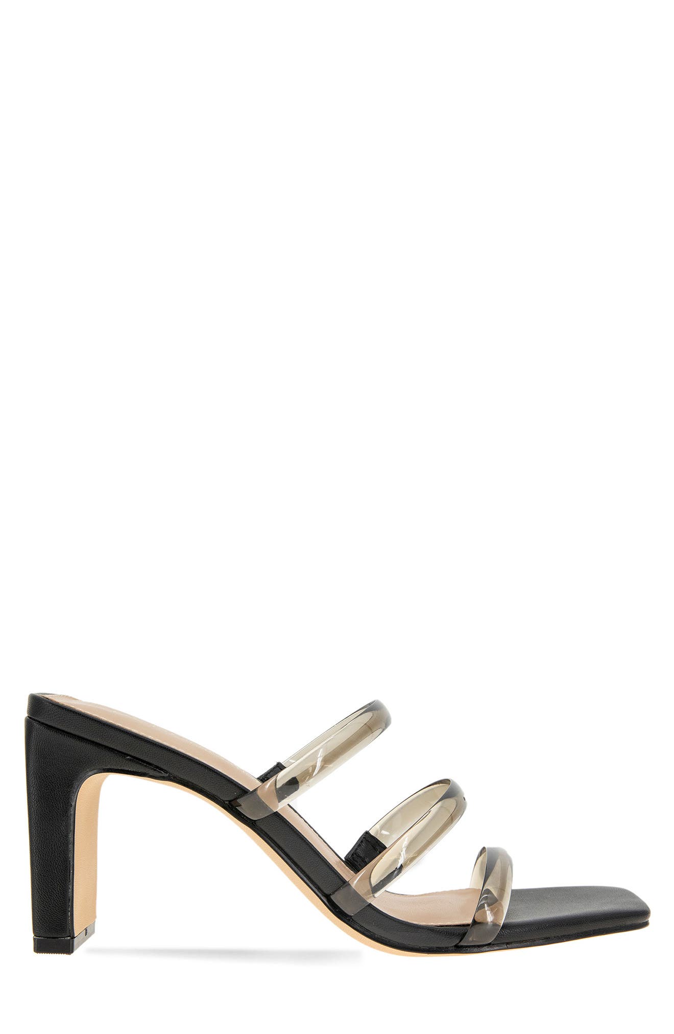 Falla Strappy Mule Sandal, Alternate, color, BLACK/ SMOKE