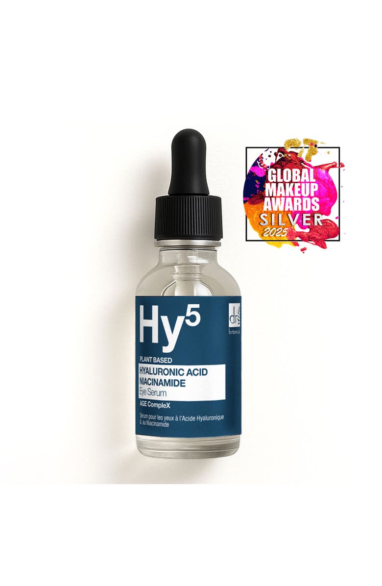 DR BOTANICALS Hyaluronic Acid 5% 
Niacinamide 5% Eye Serum 15ml, Main, color, White