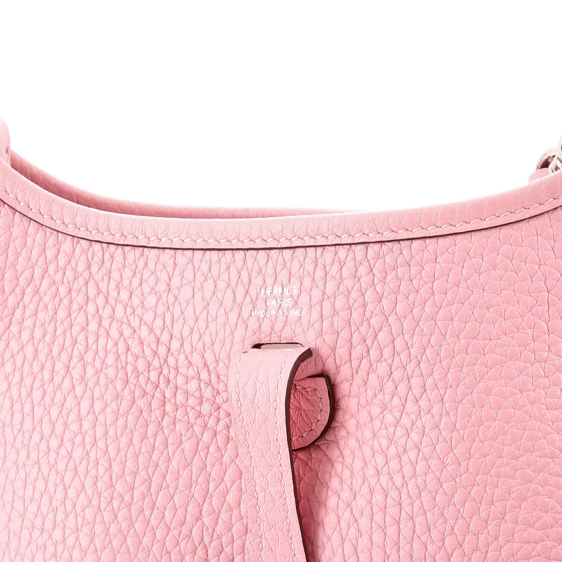 Pre-Owned Hermes Evelyne Bag Gen III Clemence TPM, Alternate, color, Rose Sakura
