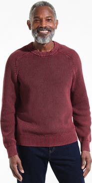 Lands' End Drifter Cotton Crewneck Sweater