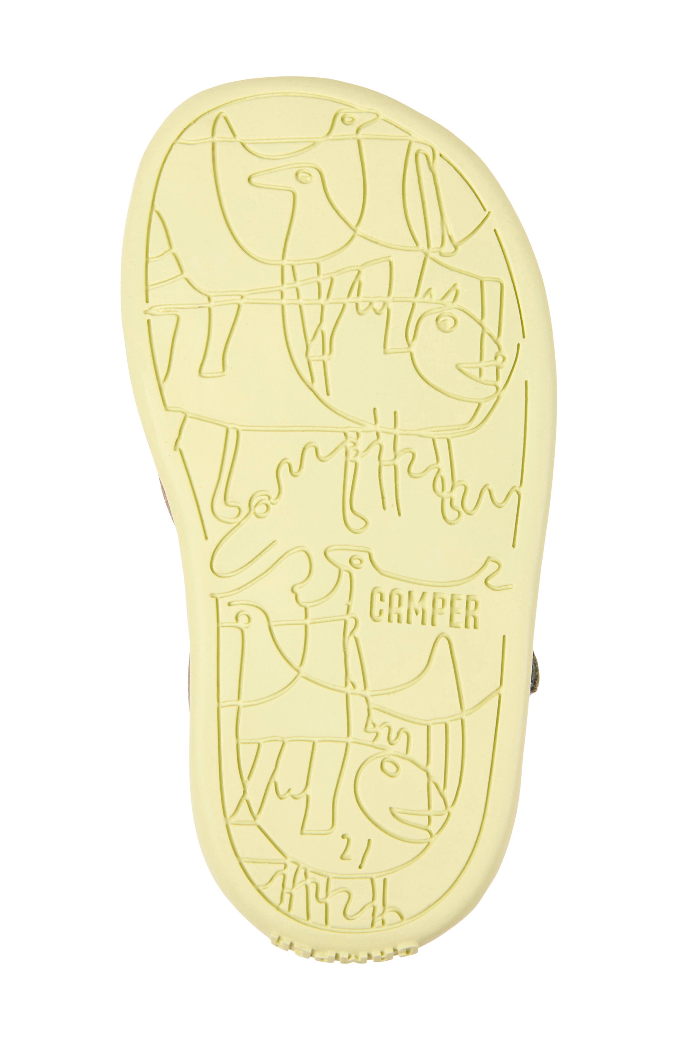 Camper Kids' Bicho Fisherman Sandal, Alternate, color, 