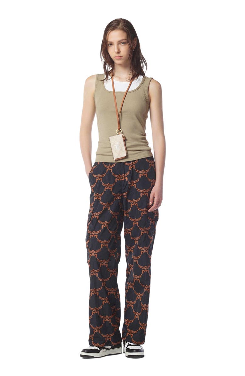 MCM Lauretos Monogram Pants in ECONYL<sup>®</sup>, Main, color, 