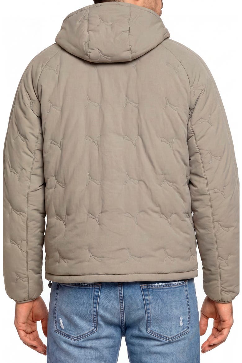 T7 PrimaLoft Reversible Puffer Jacket, Alternate, color, MOUSE GRAY