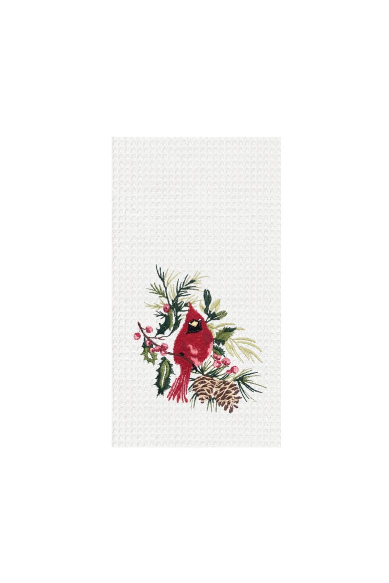 Male Cardinal Botanical Towel, Main, color, Green