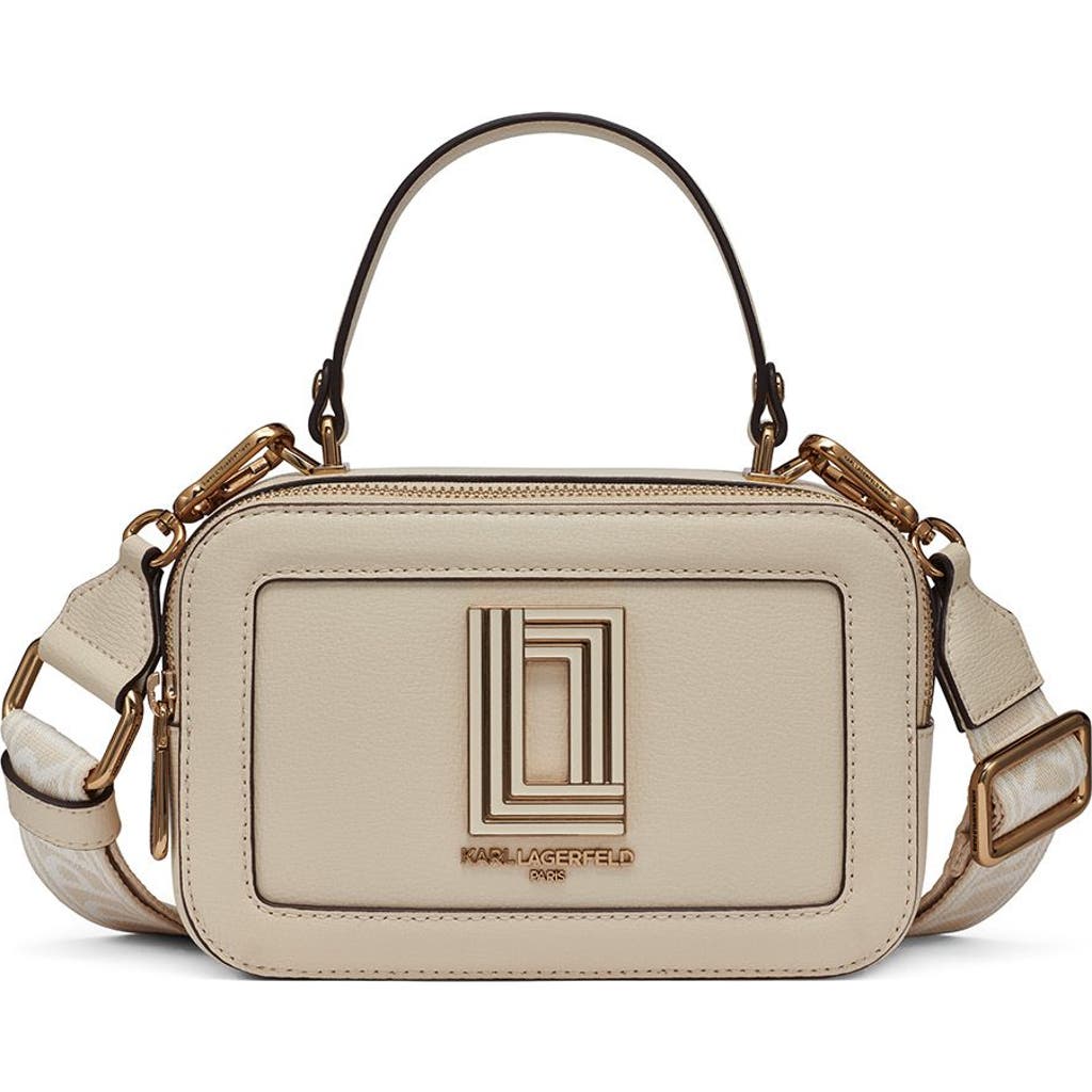 Shop Karl Lagerfeld Paris Simone Camera Crossbody In Brie